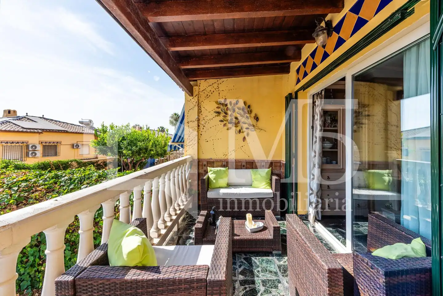 Terrassa de Casa adosada en venda en Vélez-Málaga amb Aire condicionat, Jardí privat i Terrassa