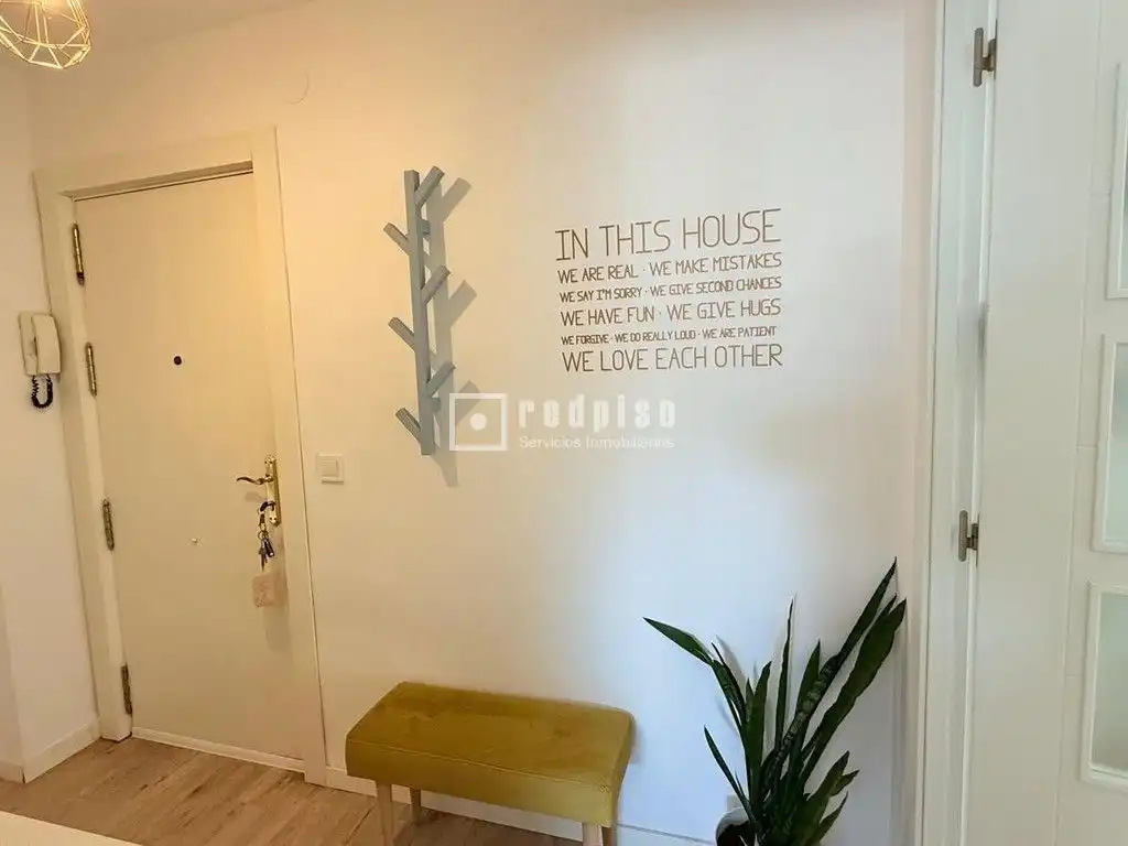 Schlafzimmer von Wohnung zur Miete in Málaga mit Parkett, Terrasse und Möbliert