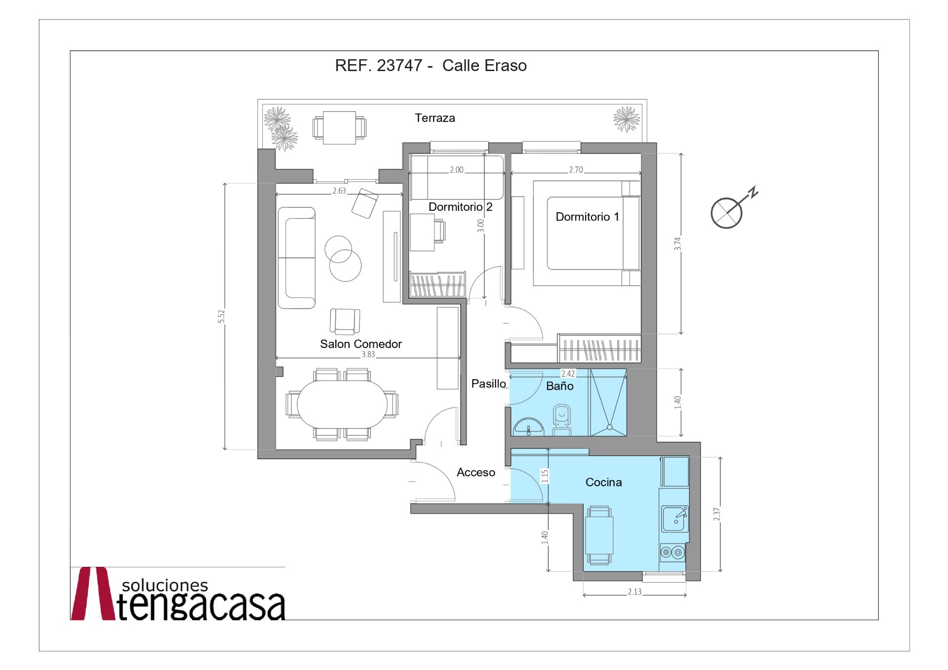 Pis de lloguer en  Madrid Capital amb Aire condicionat, Calefacció i Terrassa