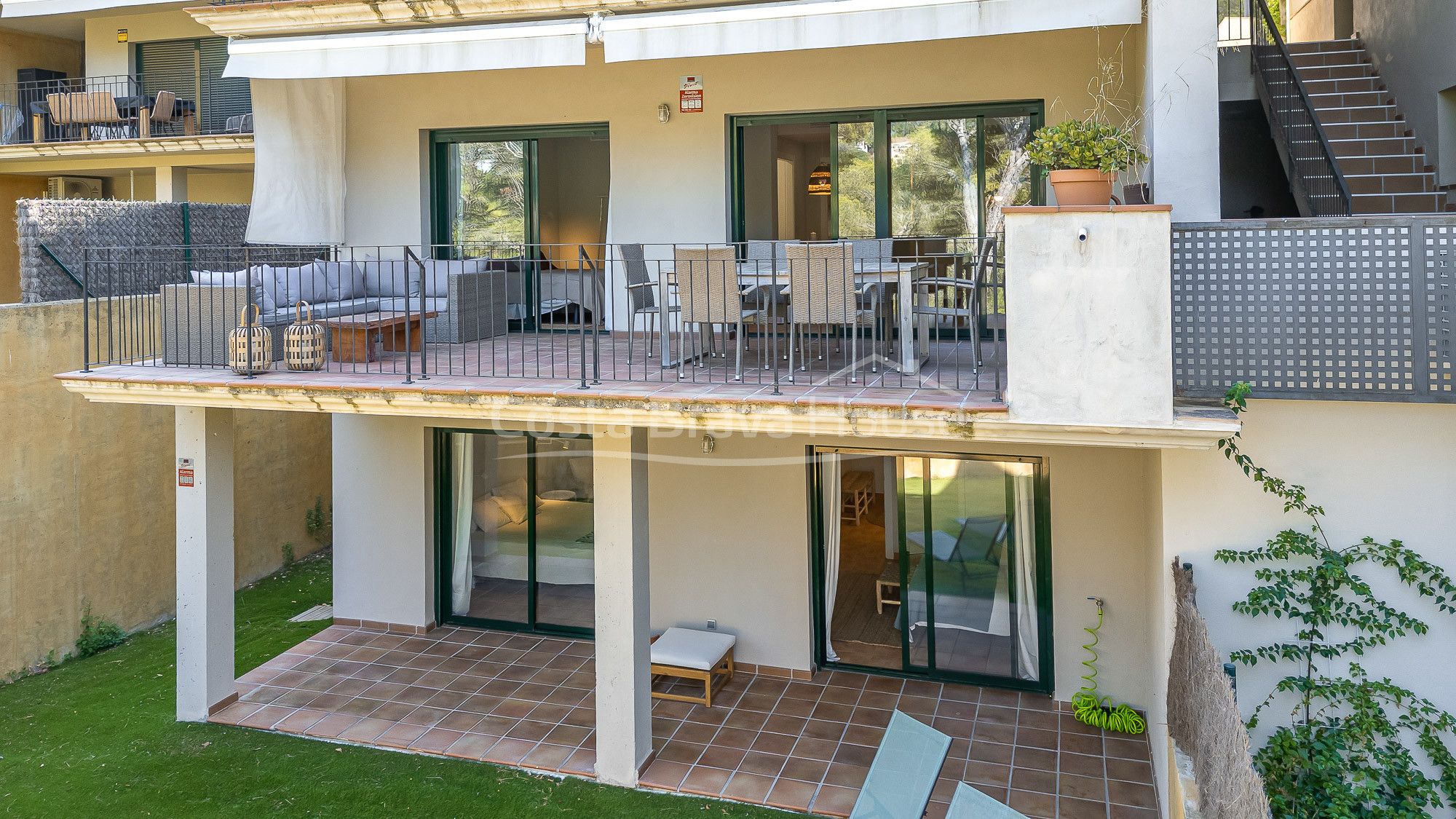 Terrace of Apartment for sale in Begur  with Air Conditioner, Heating and Private garden