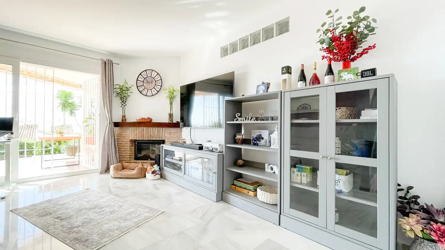 Living room of Detached homes for rent in Mijas  with Terrace, Swimming Pool and Pets allowed