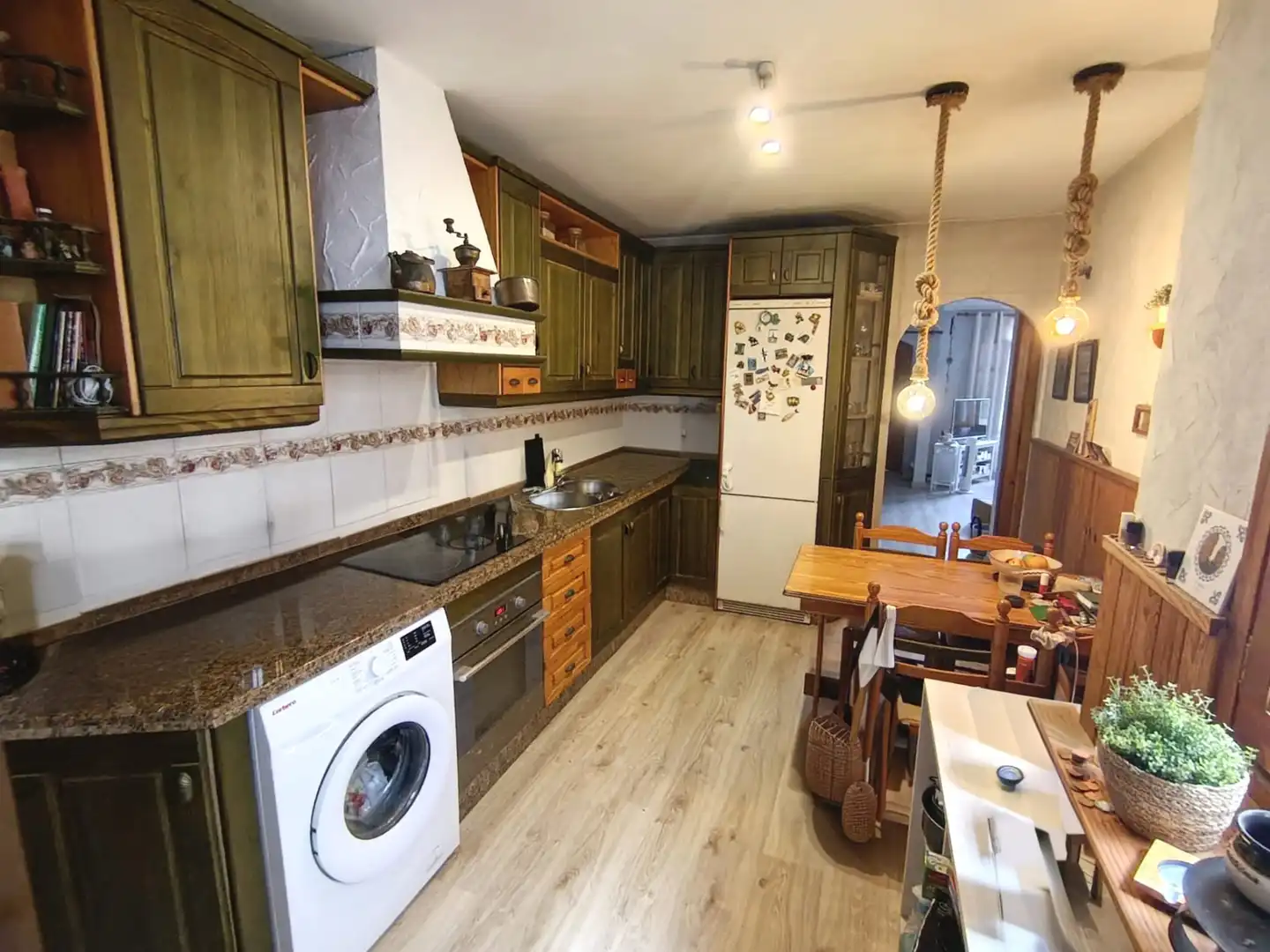 Cocina de Casa adosada en venta en Alhaurín de la Torre con Terraza, Balcón y Alarma