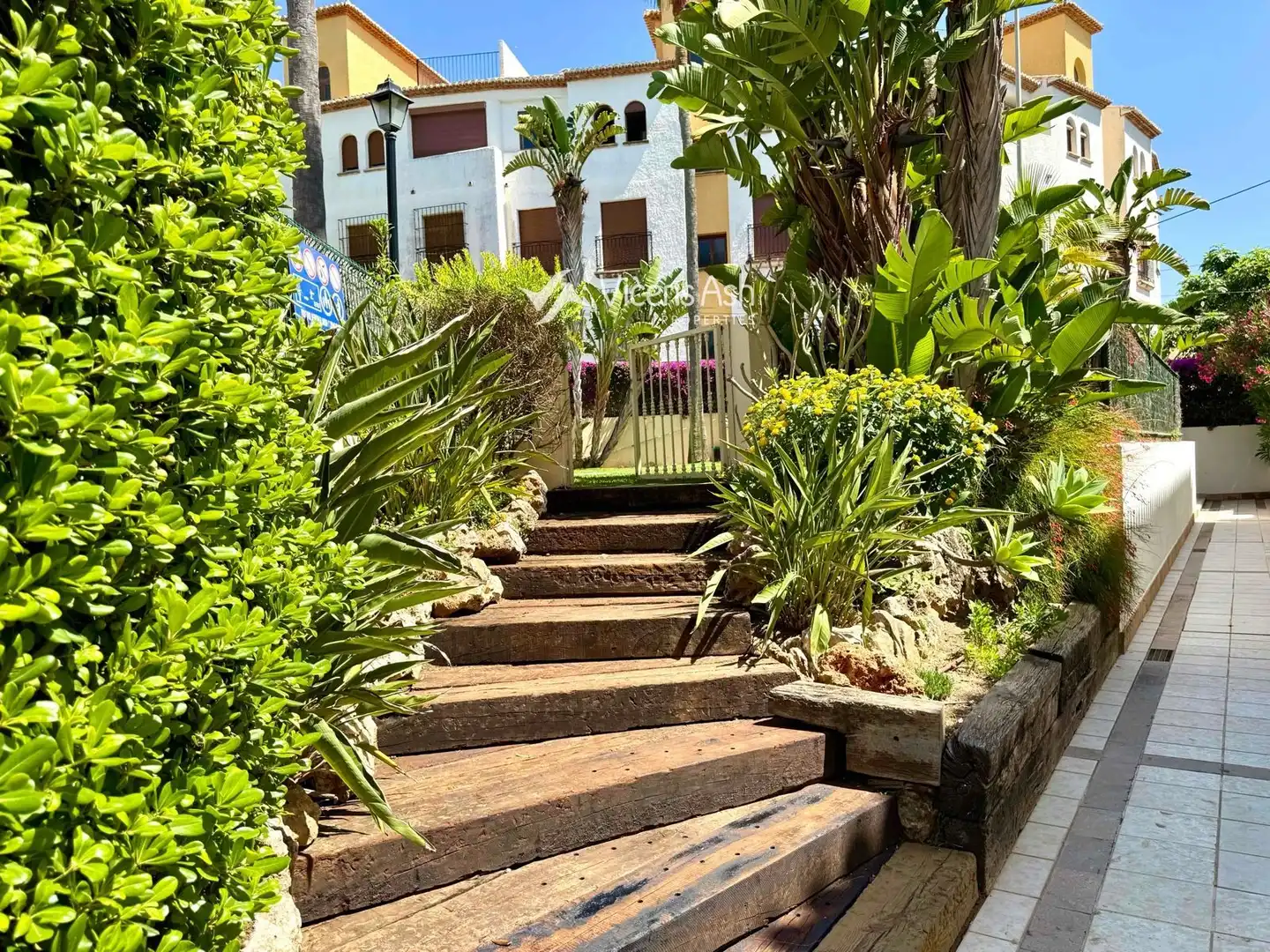Jardí de Casa adosada en venda en Jávea / Xàbia amb Calefacció, Piscina i Piscina comunitària