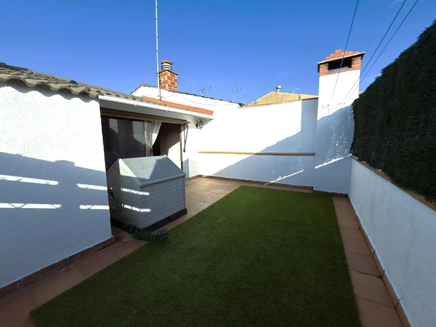 Terrassa de Casa adosada en venda en Les Franqueses del Vallès amb Aire condicionat, Calefacció i Parquet