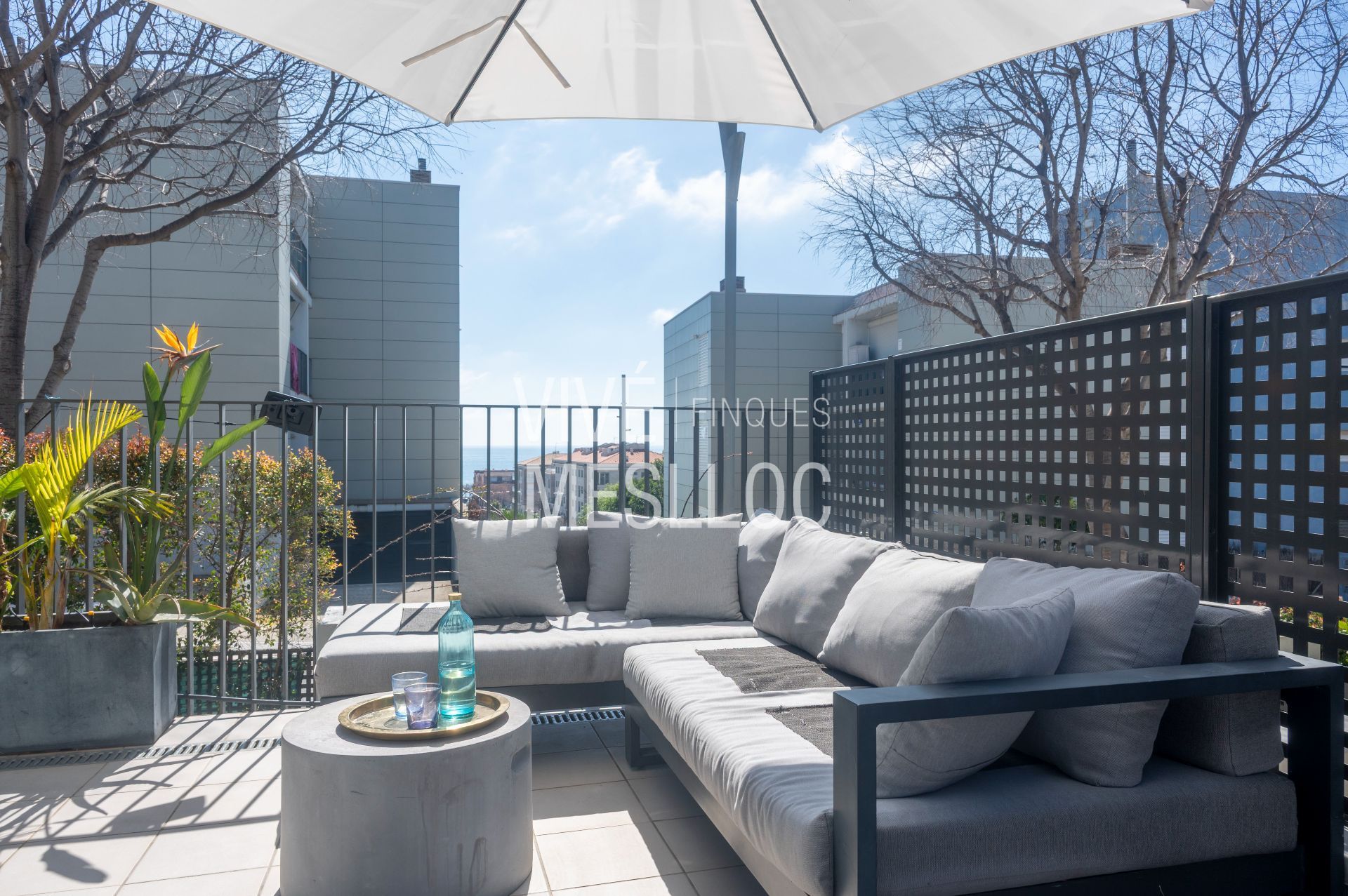 Terrace of Flat for sale in El Masnou  with Air Conditioner and Heating