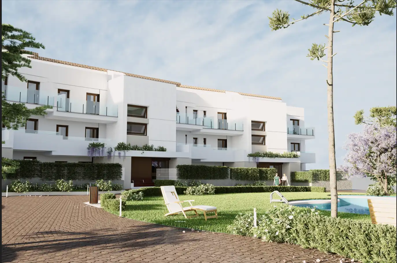 Exterior view of Flat for sale in Guadalix de la Sierra  with Heating, Private garden and Storage room