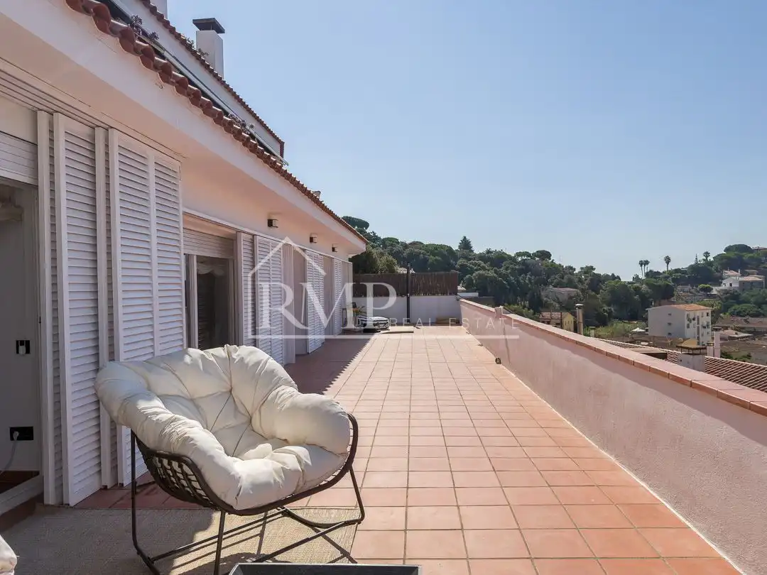 Terrace of Detached homes for sale in Sant Andreu de Llavaneres  with Air Conditioner, Heating and Terrace
