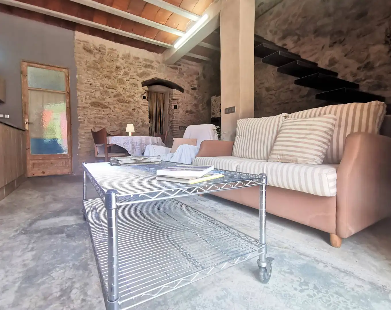 Sala de estar de Casa o chalet en venta en Porrera con Calefacción, Jardín privado y Terraza