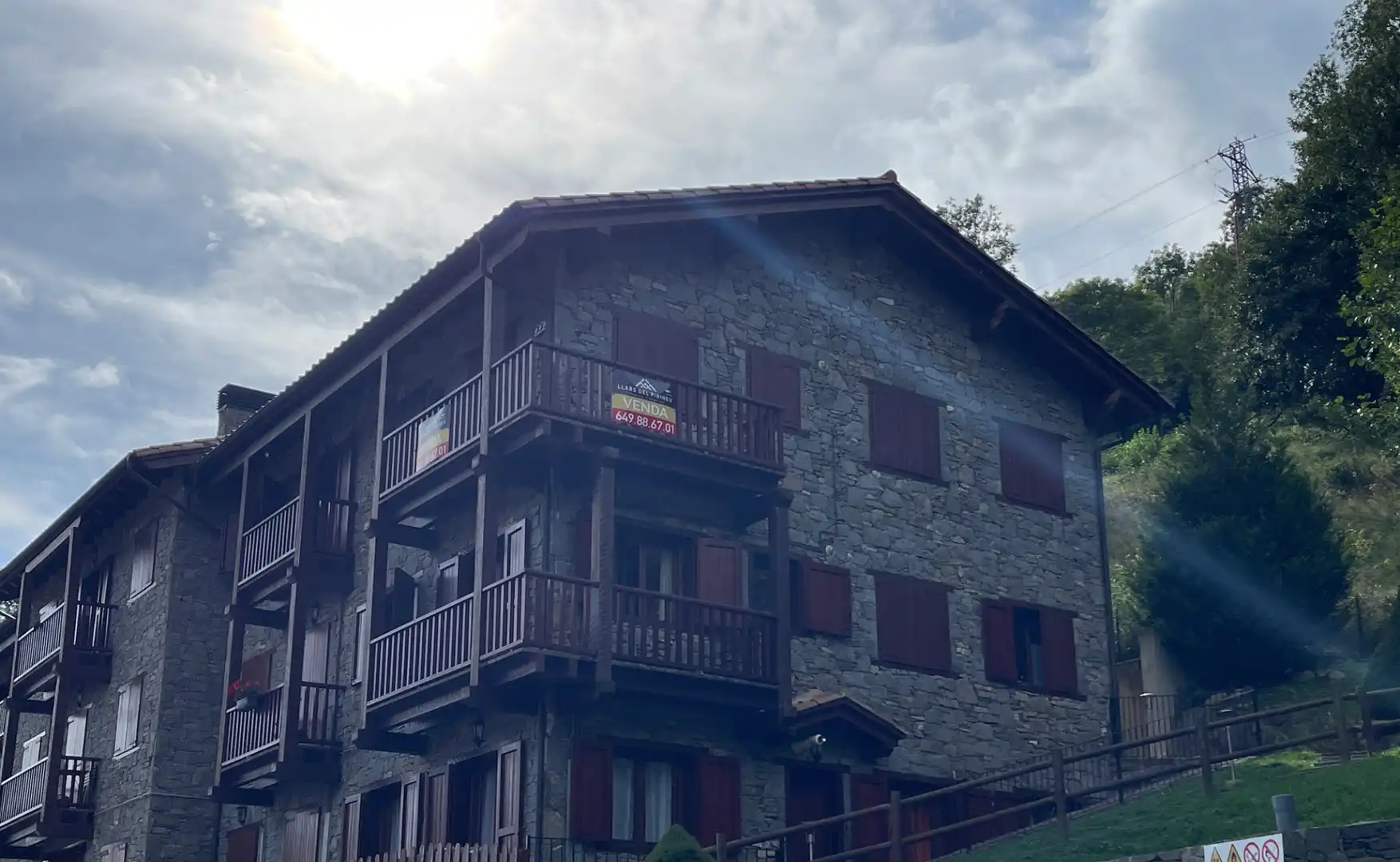 Exterior view of Duplexes for sale in Setcases  with Heating, Parquet flooring and Furnished