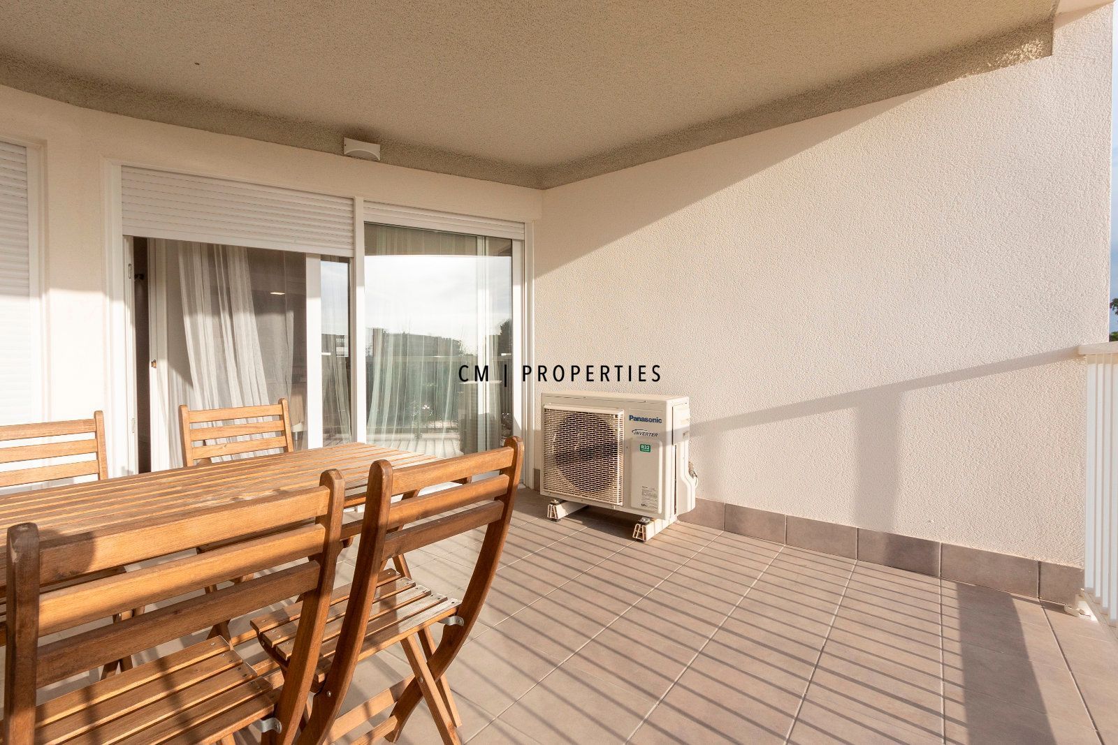 Terraza de Piso de alquiler en Canet d'En Berenguer con Aire acondicionado, Calefacción y Parquet