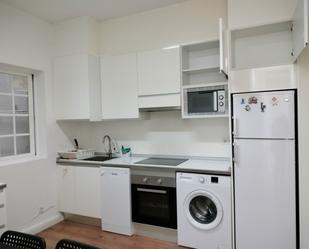 Kitchen of Apartment to rent in Ferrol  with Parquet flooring, Furnished and Microwave