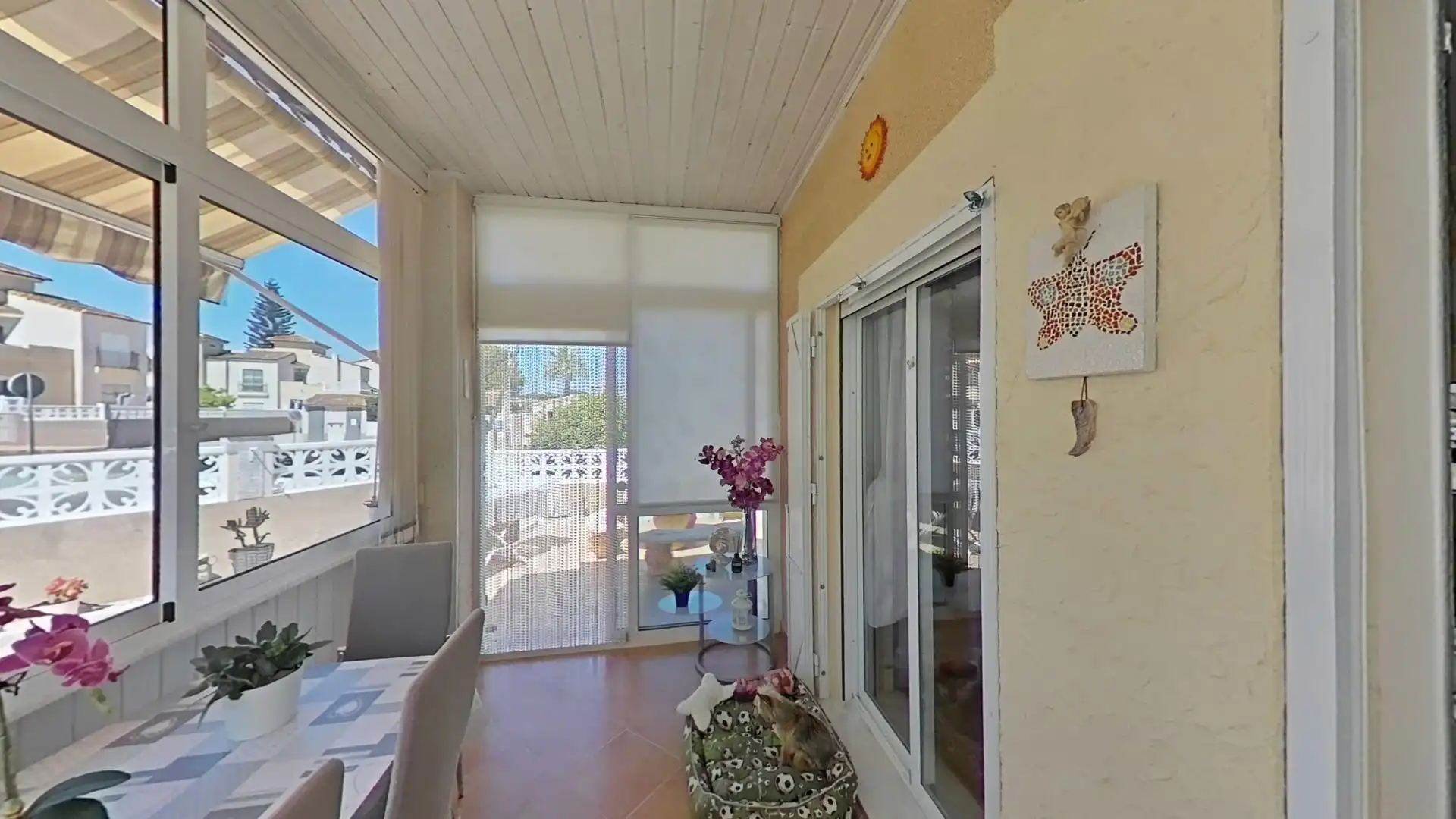 Terrasse von Maisonette zum Verkauf in Algorfa mit Klimaanlage, Heizung und Privatgarten