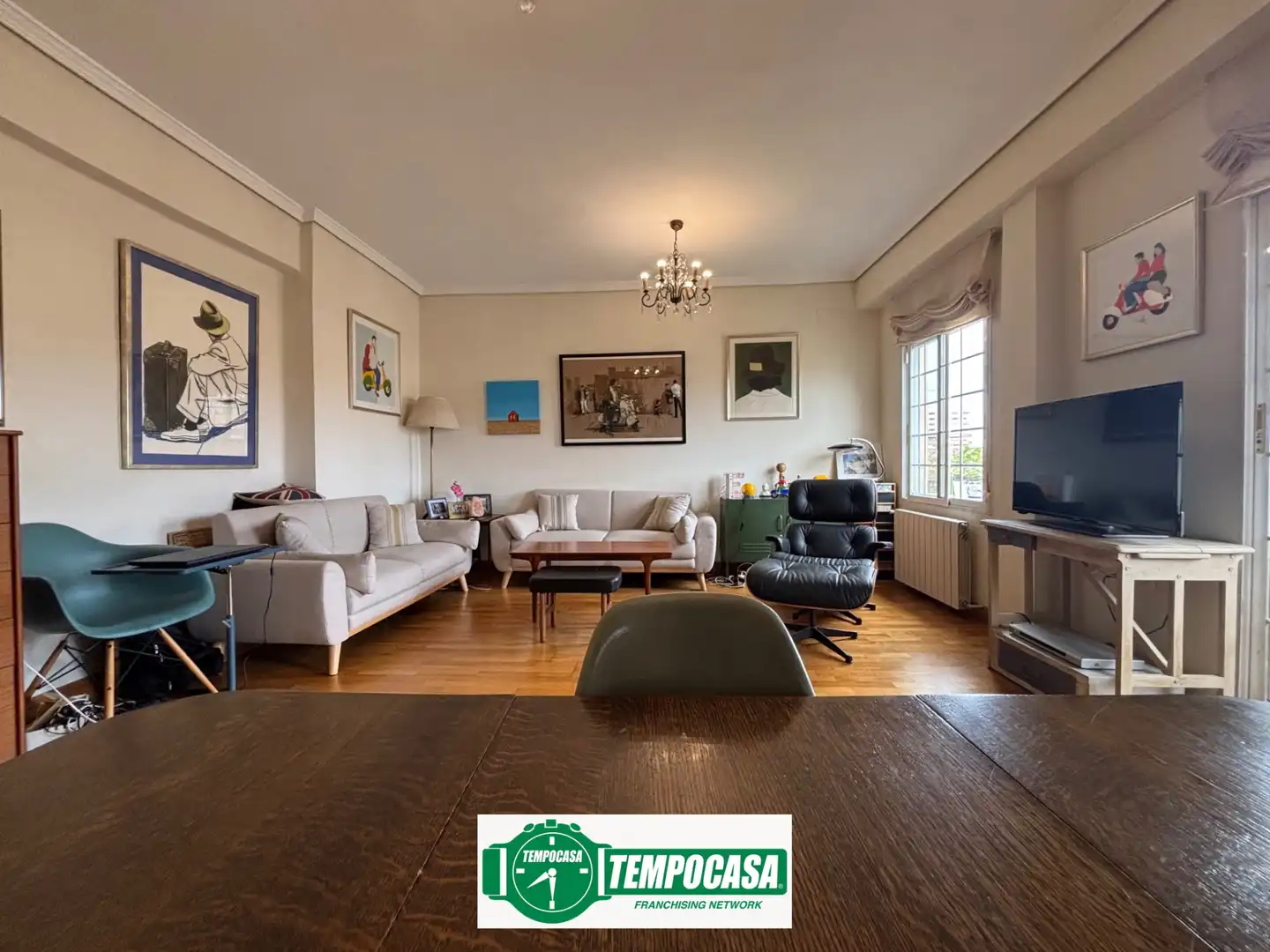 Sala de estar de Piso en venta en Valencia con Aire acondicionado y Balcón