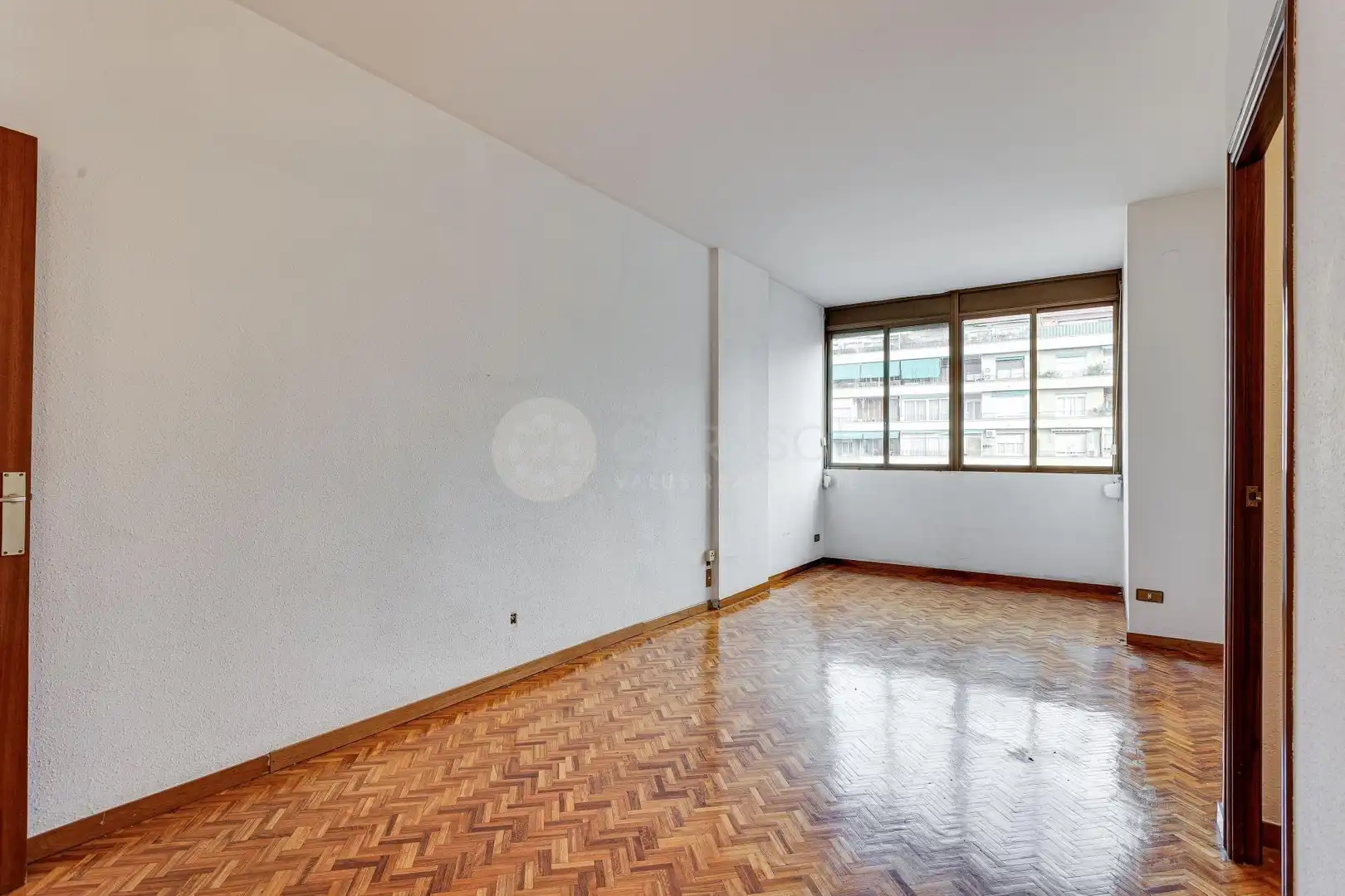 Sala de estar de Piso en venta en Barcelona con Parquet
