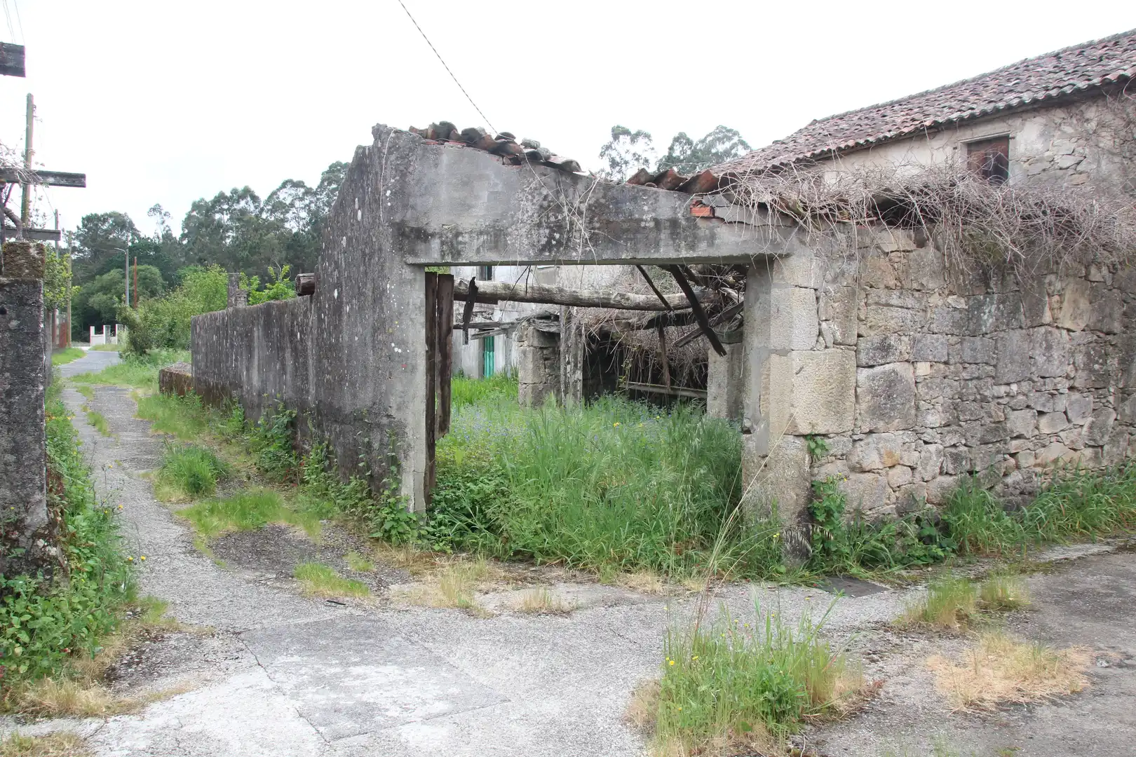 Vista exterior de Casa o chalet en venta en Rois con Jardín privado