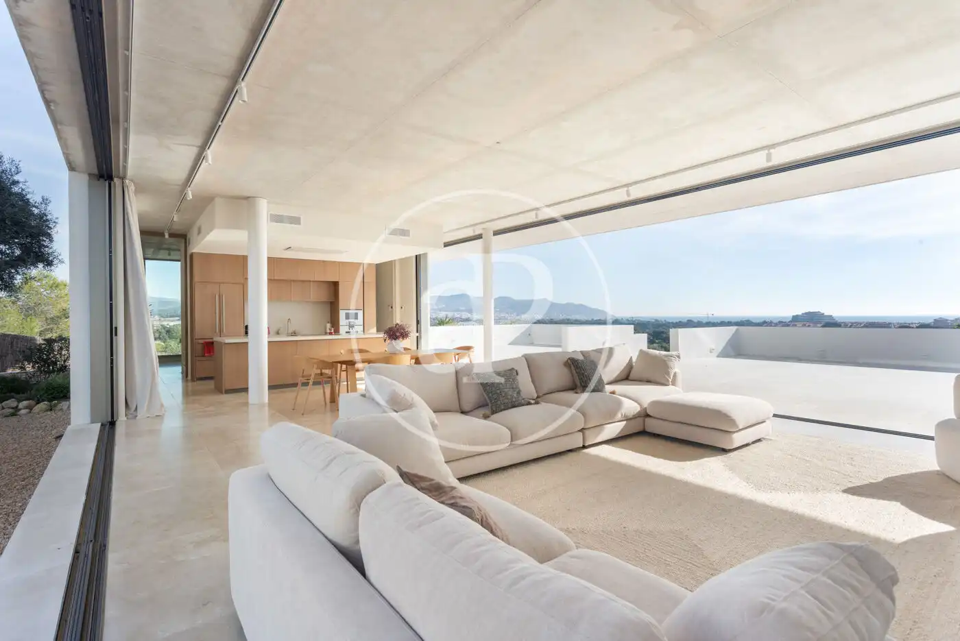 Living room of Houses for rent in Sitges  with Air Conditioner, Heating and Private garden