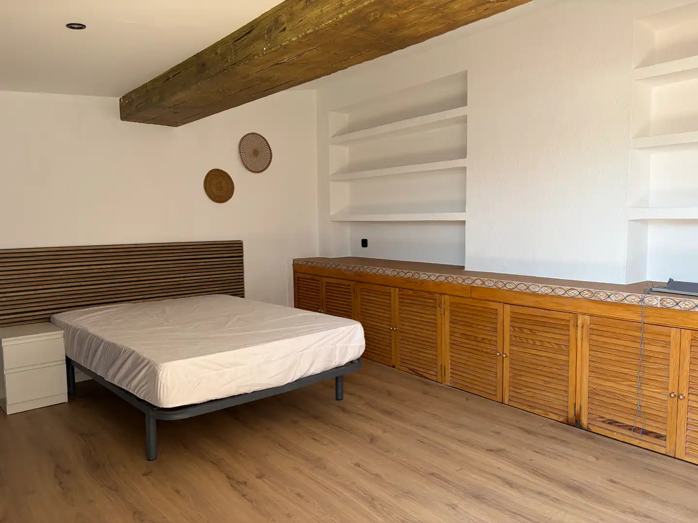 Bedroom of Attic for rent in Plasencia  with Air Conditioner, Furnished and Washing machine