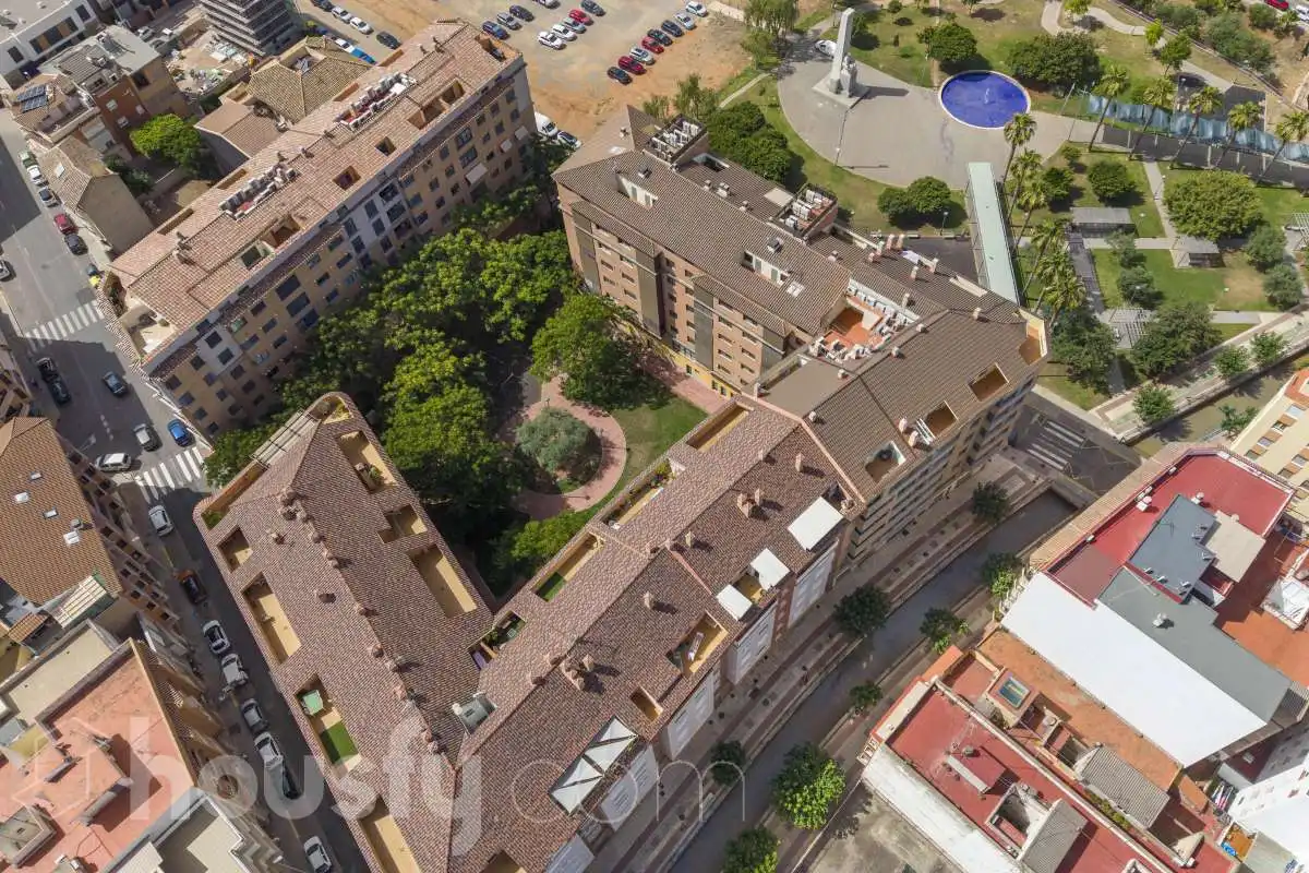 Vista exterior de Ático en venta en Vila-real con Aire acondicionado, Calefacción y Terraza