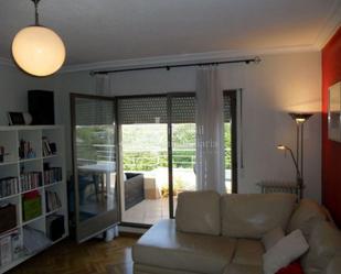 Living room of Attic for sale in Salamanca Capital  with Heating, Terrace and Furnished
