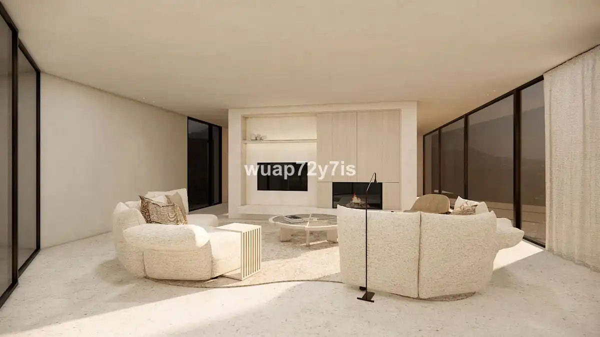 Sala de estar de Residencial en venta en San Pedro de Alcántara