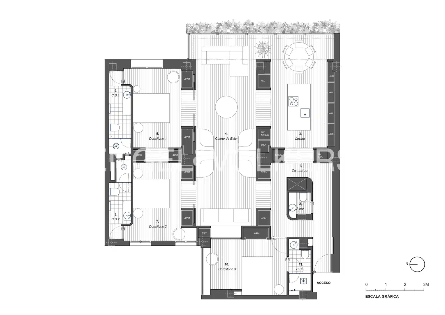 Wohnung zum Verkauf in Madrid mit Klimaanlage, Heizung und Abstellraum