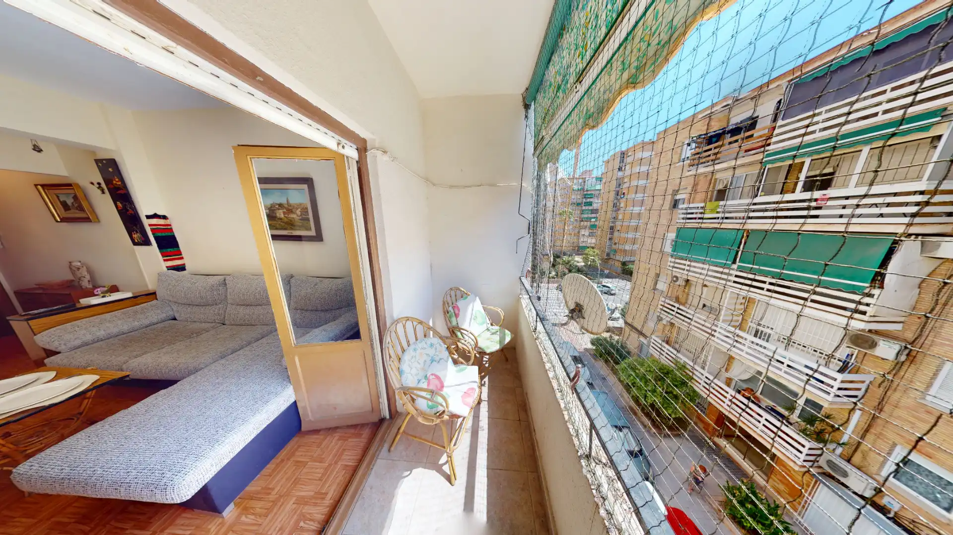 Terrassa de Pis en venda en Alicante / Alacant amb Parquet, Moblat i Forn