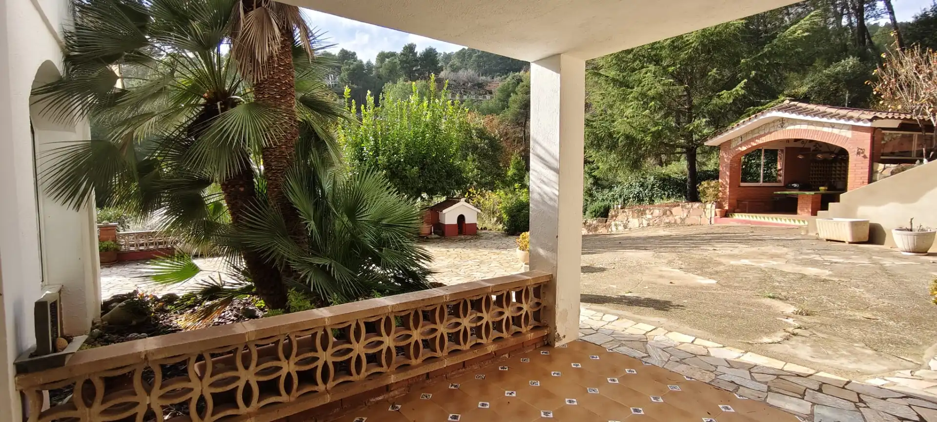 Jardí de Casa o xalet en venda en Cervelló amb Jardí privat, Terrassa i Piscina