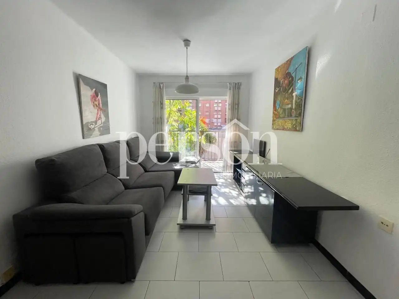 Sala de estar de Piso de alquiler en Valencia con Terraza y Amueblado