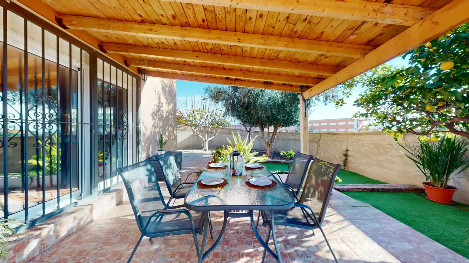 Terraza de Casa o chalet en venta en Mutxamel con Jardín privado y Terraza