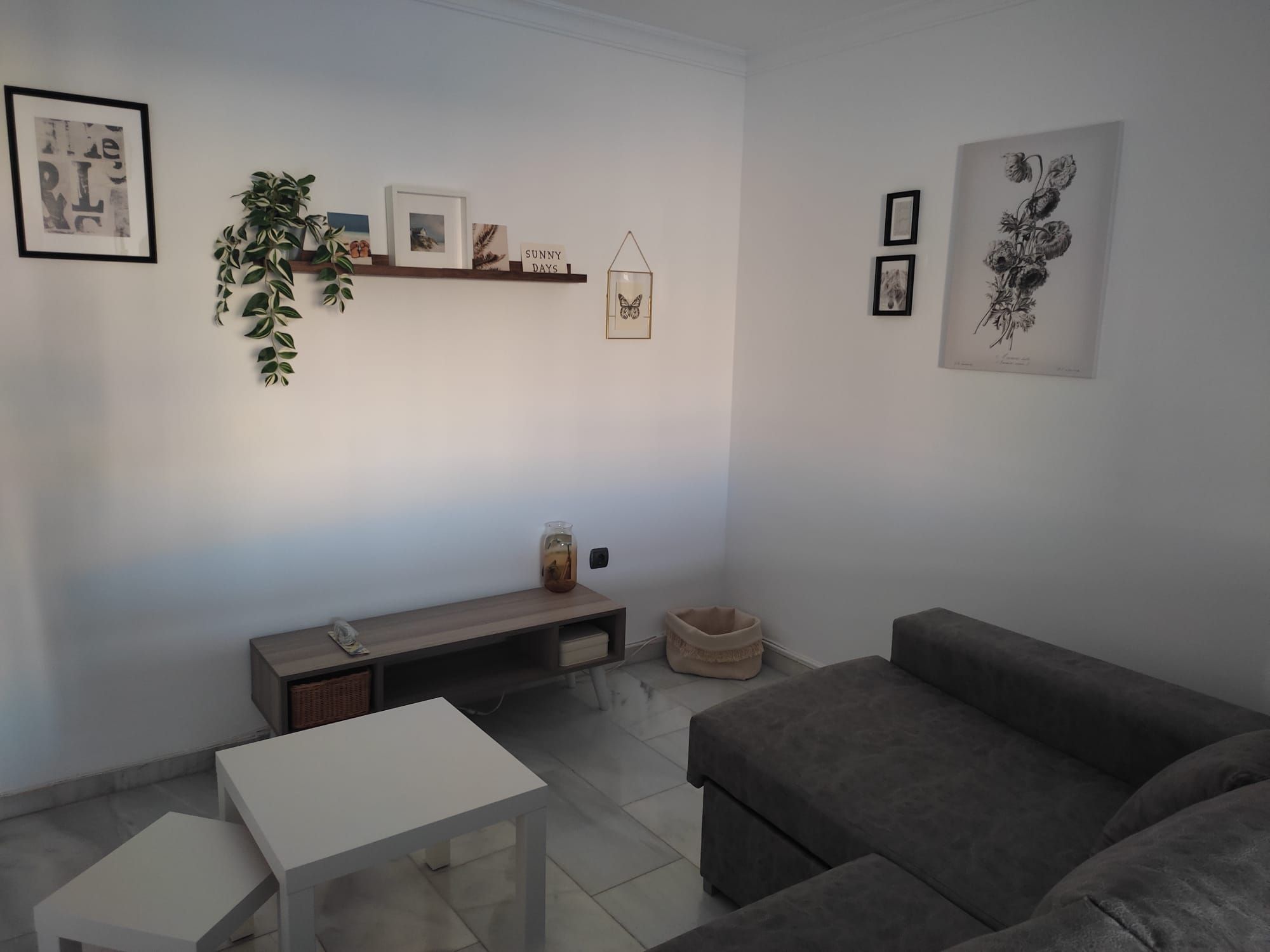 Sala de estar de Piso en venta en Málaga Capital con Aire acondicionado, Terraza y Amueblado