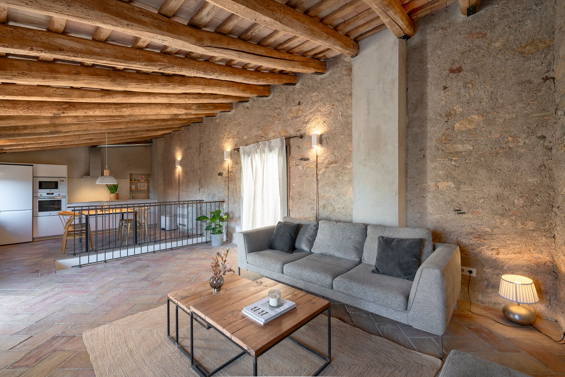 Sala d'estar de Apartament de lloguer en Girona Capital amb Aire condicionat, Calefacció i Traster