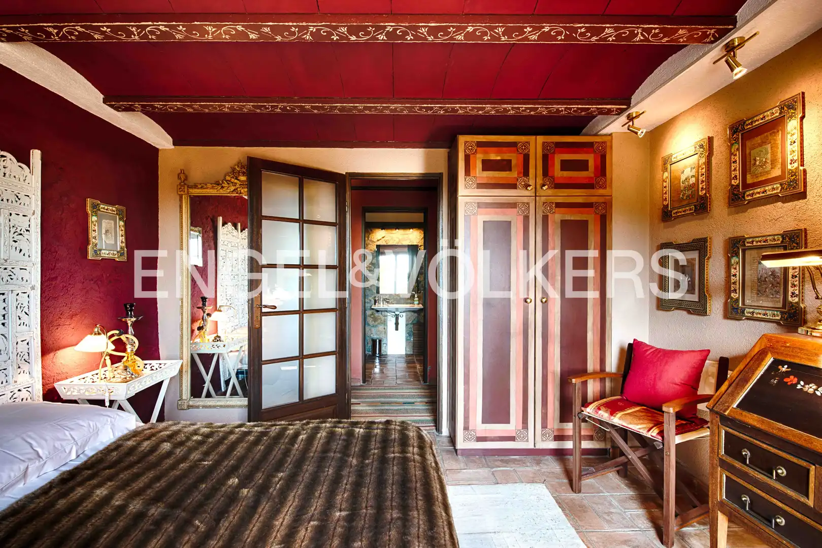 Bedroom of Detached homes for sale in Cantallops  with Private garden, Terrace and Swimming Pool