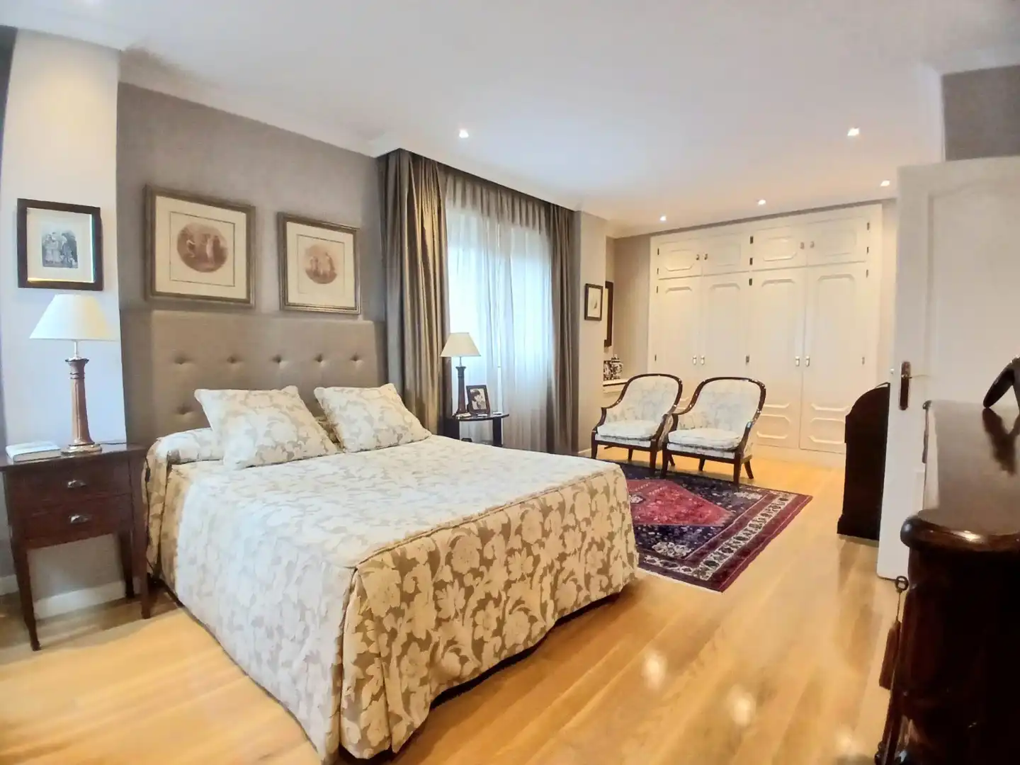 Bedroom of Flat for sale in Madrid  with Air Conditioner, Heating and Private garden