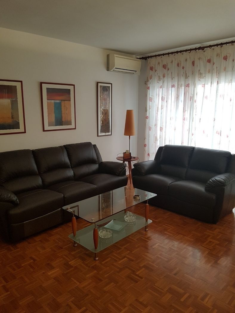 Living room of Flat to rent in  Barcelona Capital  with Air Conditioner, Terrace and Furnished
