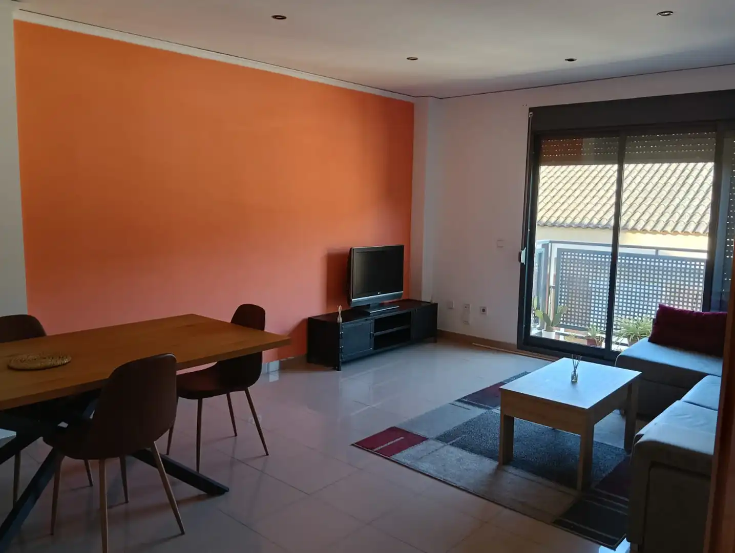Sala de estar de Piso de alquiler en Xàtiva con Aire acondicionado, Calefacción y Amueblado