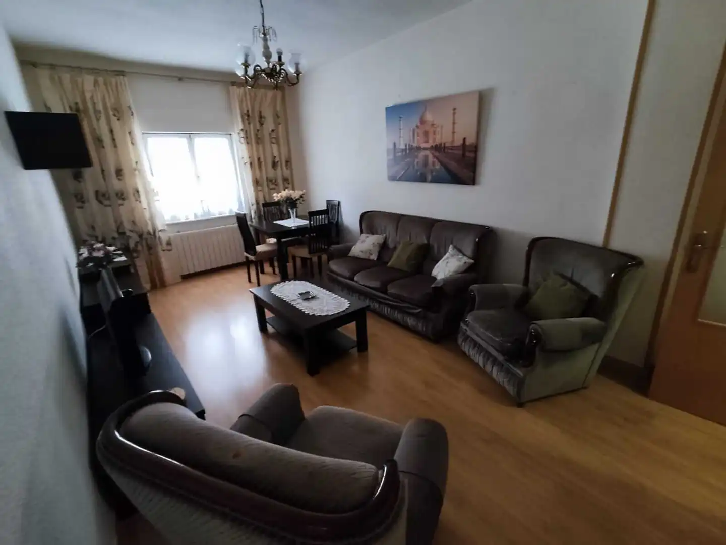 Wohnzimmer von Wohnung zur Miete in Salamanca mit Heizung, Möbliert und Waschmaschine