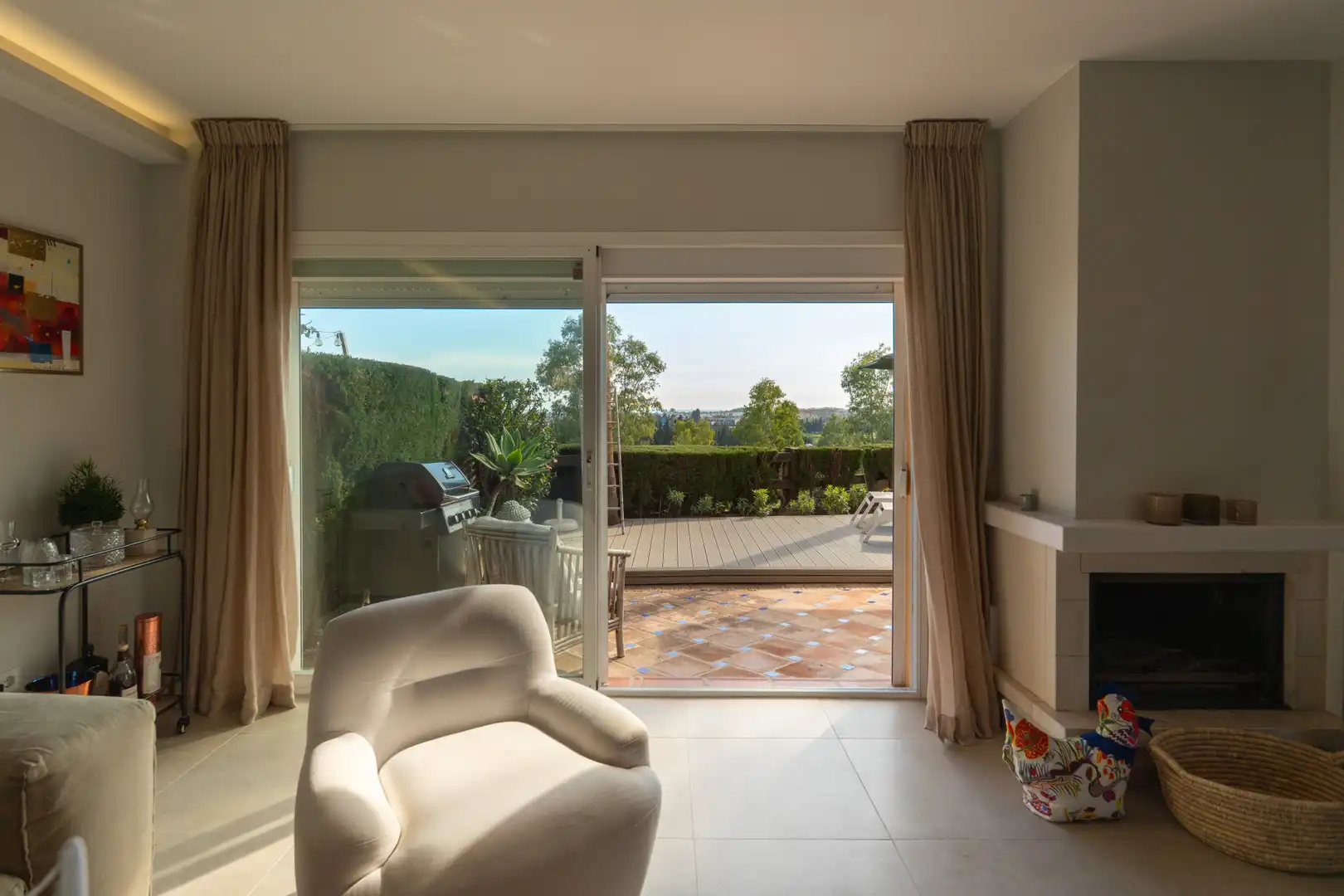 Terraza de Casa adosada en venta en Marbella con Aire acondicionado, Jardín privado y Terraza