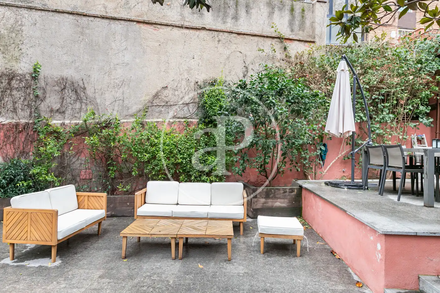 Terrasse von Wohnung zur Miete in Sarrià - Sant Gervasi