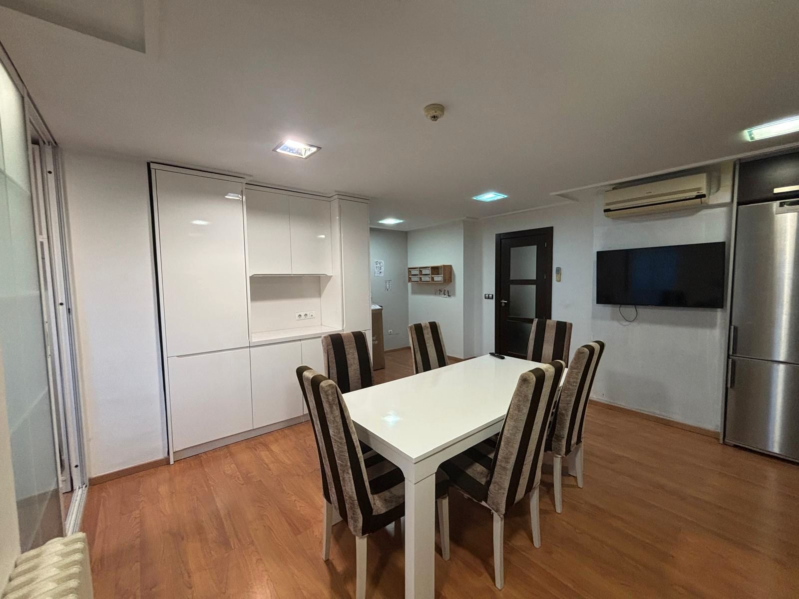 Dining room of Flat to rent in  Albacete Capital  with Air Conditioner, Heating and Parquet flooring