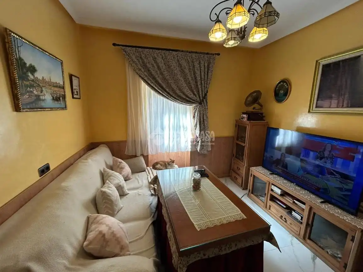 Sala de estar de Casa adosada en venta en Antequera con Terraza