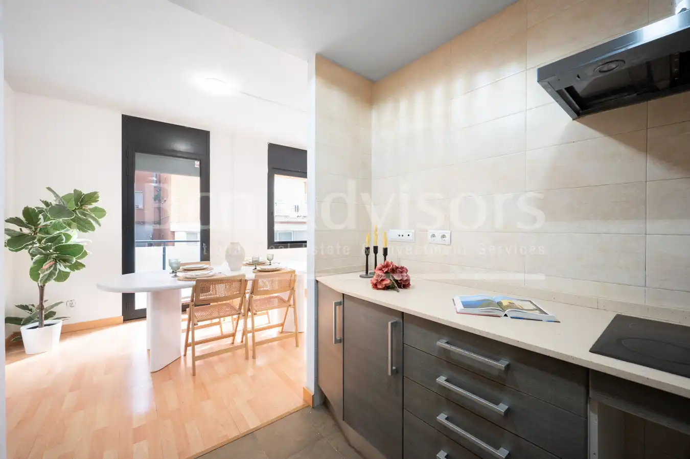 Cuina de Casa o xalet en venda en Barcelona amb Aire condicionat, Parquet i Terrassa