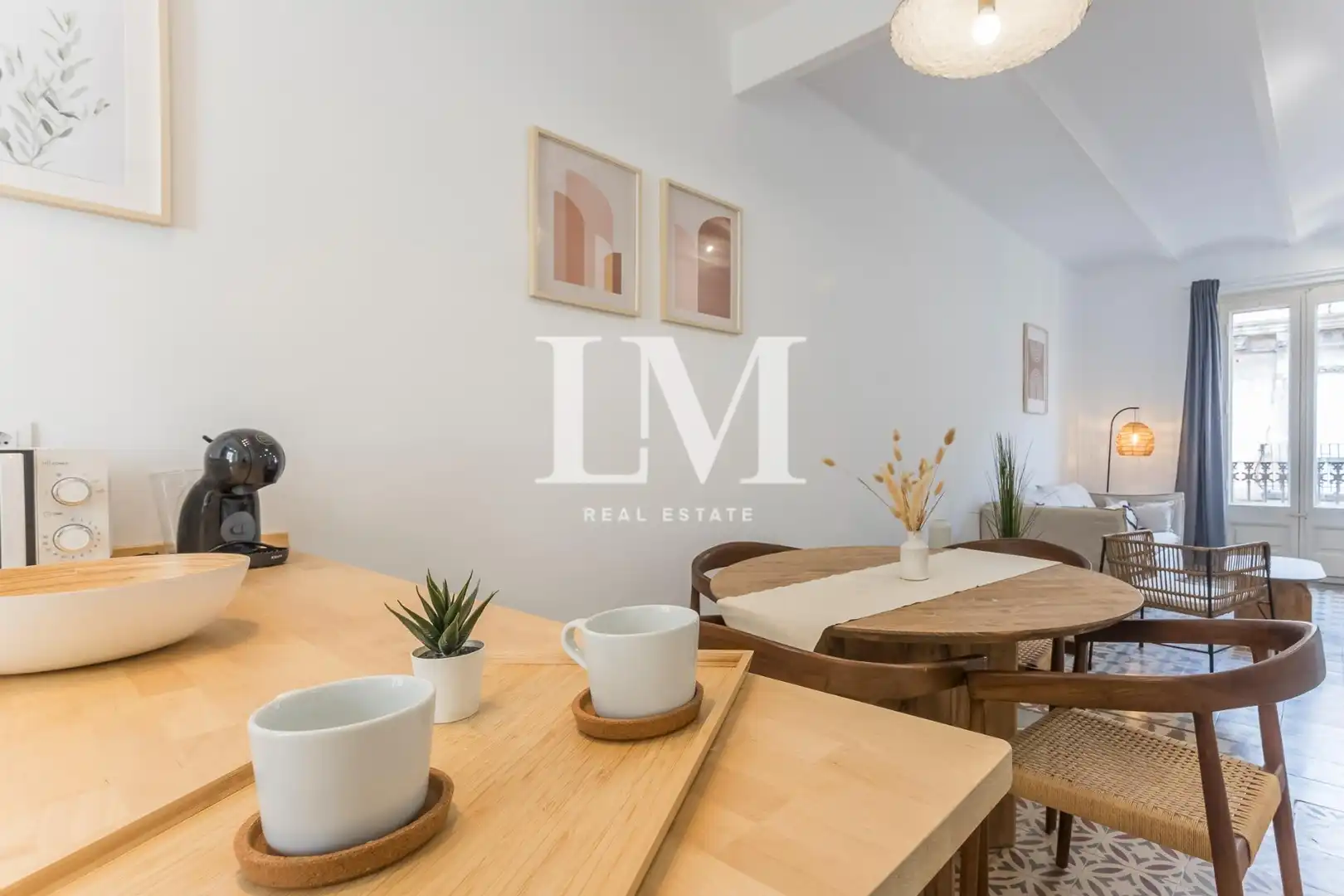 Sala d'estar de Apartament de lloguer en Barcelona amb Aire condicionat, Calefacció i Moblat