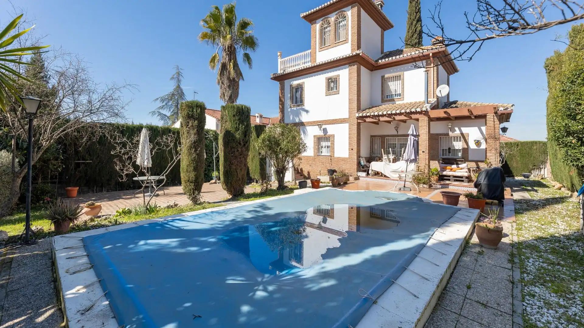 Garden of Houses for sale in Peligros  with Private garden, Terrace and Swimming Pool