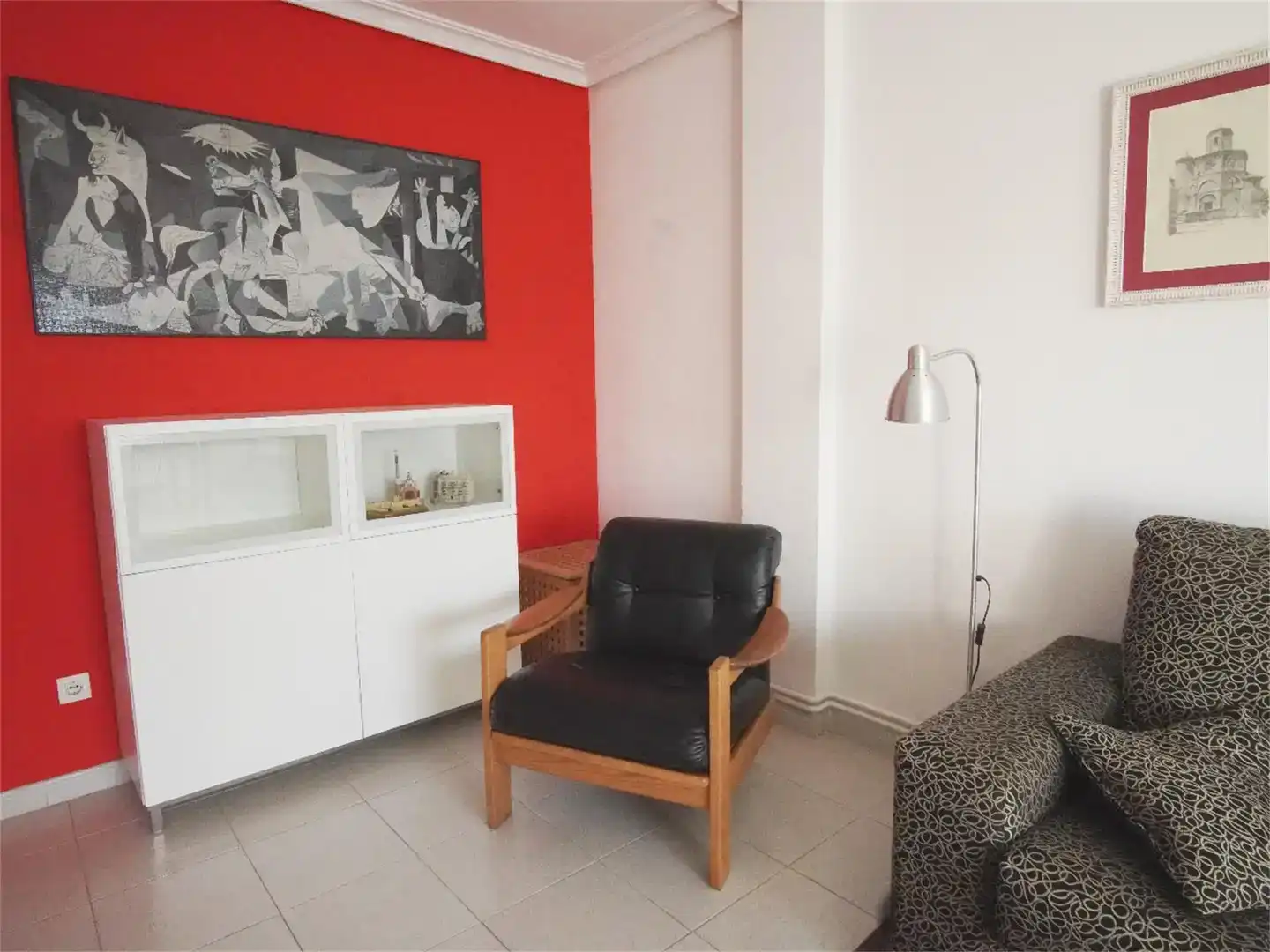 Sala de estar de Piso en venta en Peñafiel con Amueblado y Balcón