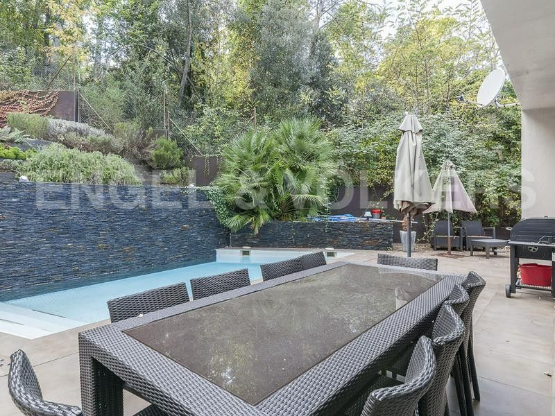 Terrace of House or chalet for sale in Sant Cugat del Vallès  with Heating, Private garden and Parquet flooring