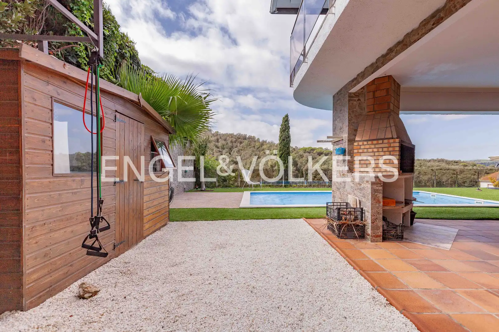 Terraza de Casa o chalet de alquiler en Llinars del Vallès con Aire acondicionado, Calefacción y Jardín privado