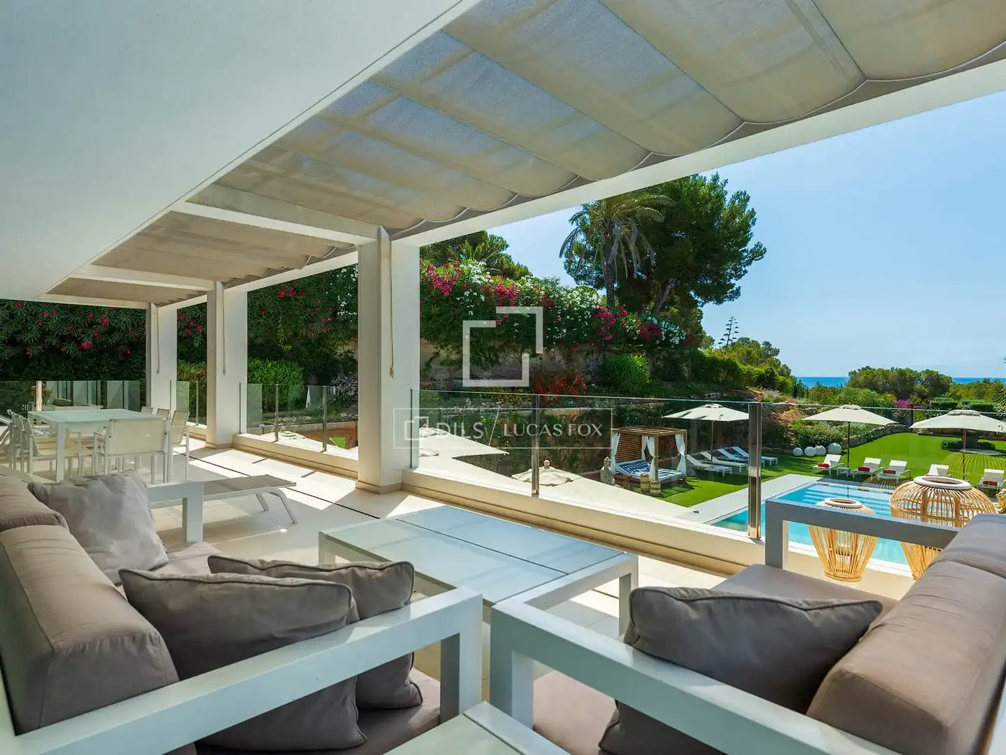 Terraza de Casa o chalet en venta en Santa Eulària des Riu con Aire acondicionado, Calefacción y Jardín privado