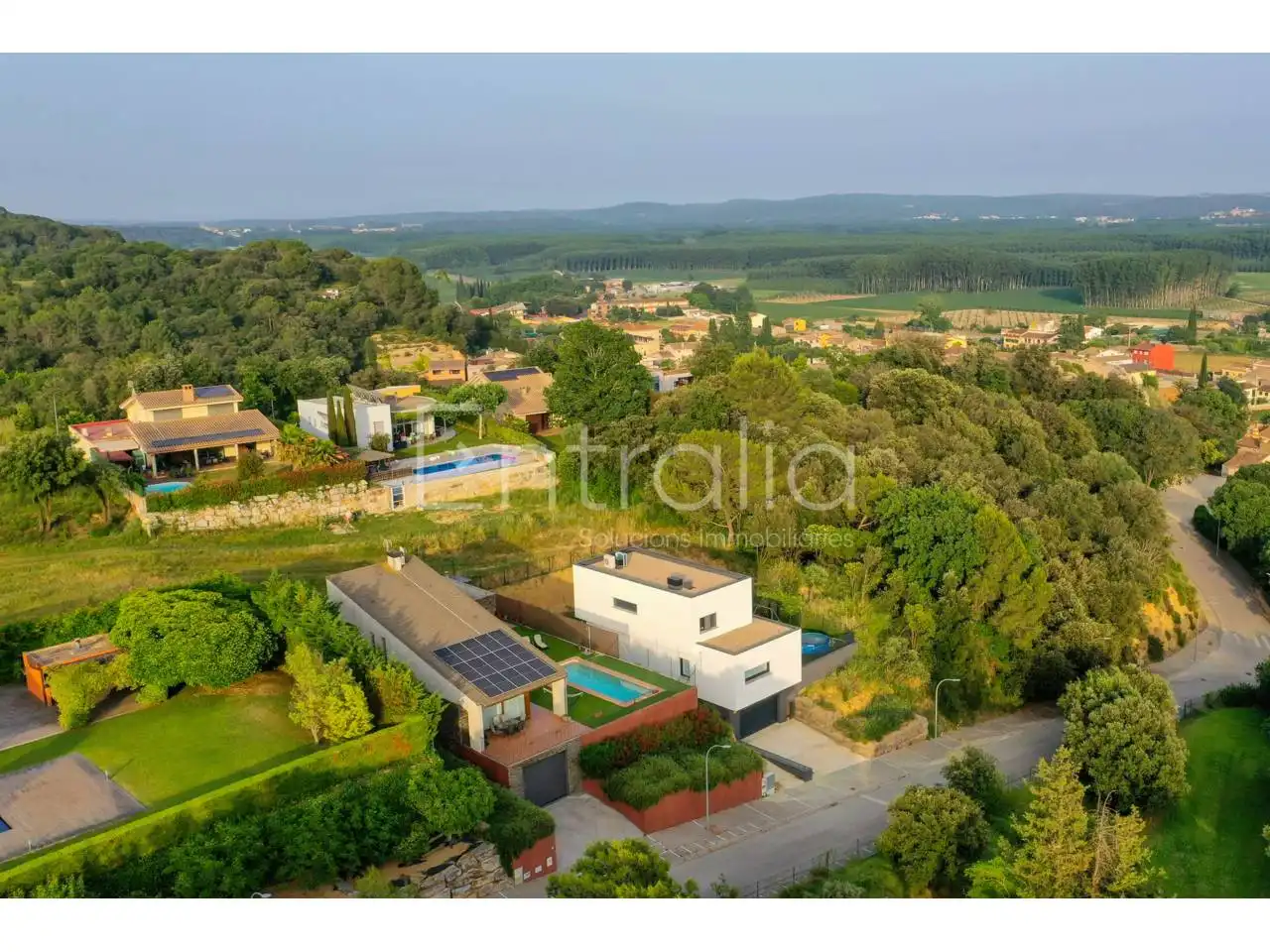 Exterior view of Houses for sale in Cervià de Ter  with Air Conditioner, Heating and Private garden