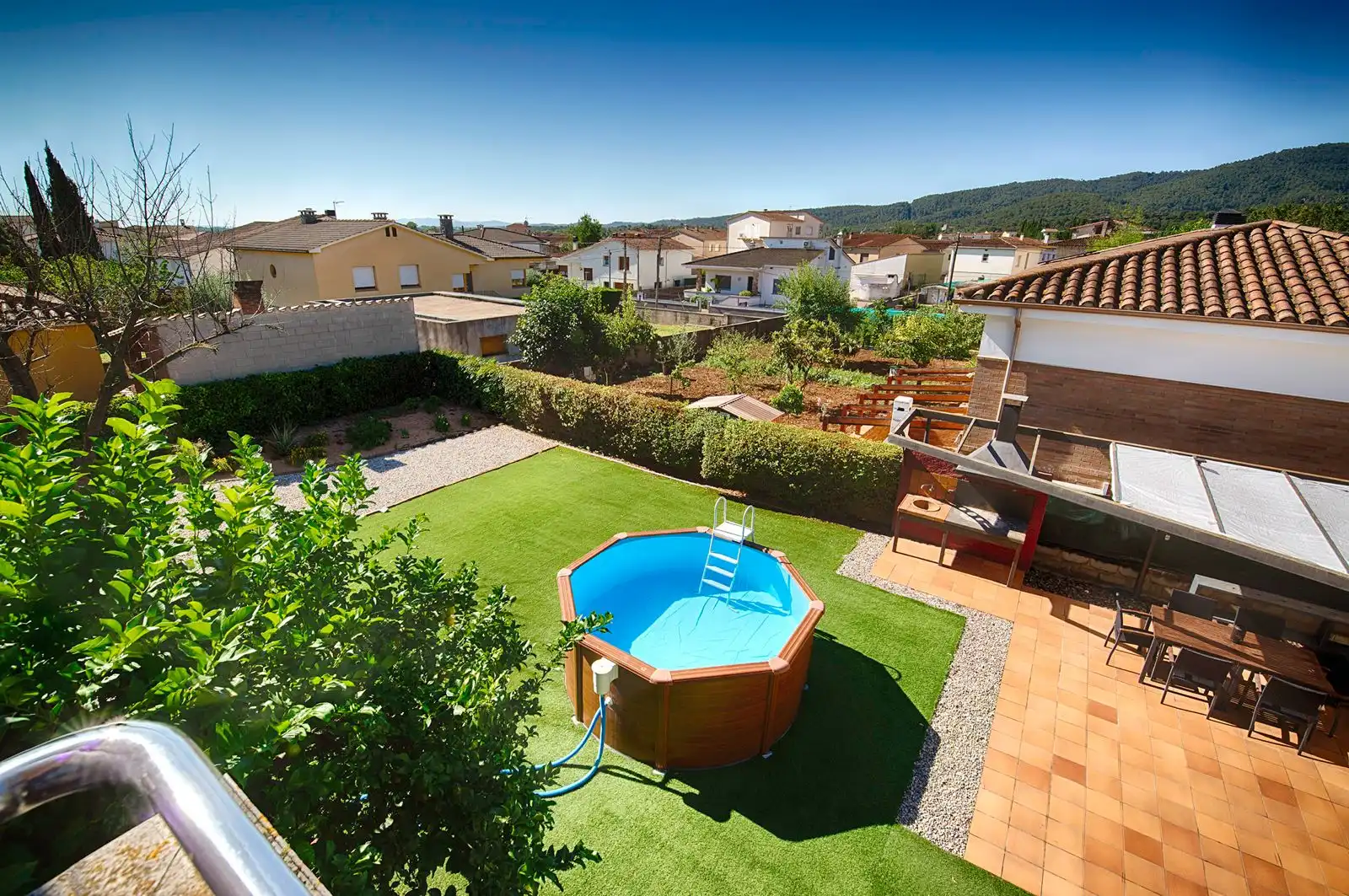 Piscina de Casa o chalet en venta en Porqueres con Calefacción, Jardín privado y Parquet
