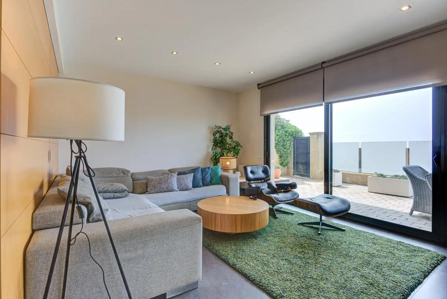 Wohnzimmer von Haus oder Chalet zum Verkauf in Castelldefels mit Klimaanlage, Heizung und Privatgarten